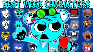 ALL BEST WEEK CHARACTERS  FNF Character Test  Gameplay VS Playground [upl. by Durning]