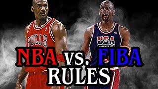 NBA vs Olympic FIBA Rules Whats The Difference  FIXED nba podcast [upl. by Minor110]