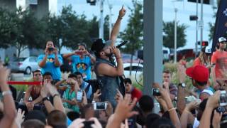 Andy Mineo quotSuperhumanquot II Live in Houston Texas  Boomin In Discovery Green  AndyMineo Ngen [upl. by Ecertal617]