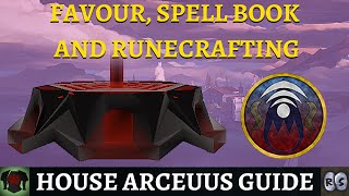 Guide to House Arceuus Favour Spellbook amp Runecrafting [upl. by Marrissa]