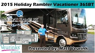 New 2015 36SBT Vacationer Holiday Rambler Class A Gas Motorhome  Grand Rapids MI [upl. by Geralda]