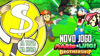 O NOVO JOGO DO MARIO E LUIGI [upl. by Akoyn]