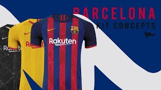 FC Barcelona Kit Concepts Speed Art [upl. by Anegroeg519]