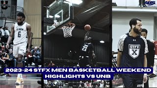 202324 STFX MENS BASKETBALL WEEKEND HIGHLIGHTS VS UNB  AUS  USPORTS  FEB 9  10 2024 [upl. by Annoerb813]