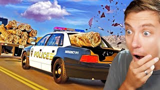 Reacting To DEADLY Car crashes in beamNG [upl. by Learsi]