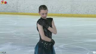 Sarah Everhardt  Egna Spring Trophy Italy 2022  Free Skate [upl. by Simone]