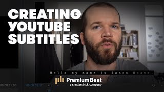 Exporting YouTubeReady Subtitles  PremiumBeatcom [upl. by Tamas]