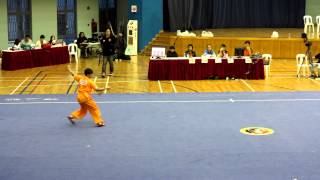 Justin Ho  2012 National Wushu Competition  Sword 1st International Routine  Gold [upl. by Avalsorim]