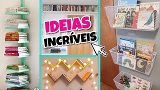 28 IDEIAS DE ESTANTES E PRATELEIRAS PARA LIVROS [upl. by Adim]