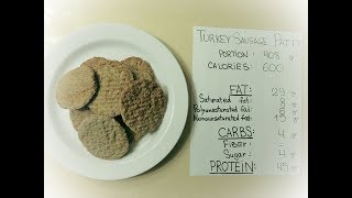 5 Turkey breakfast patty 600 calorie keto blood sugar tests [upl. by Soilisav779]