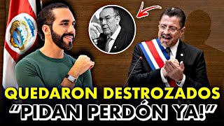 Presidente de Costa Rica DESTROZA en su discurso a los POLITICOS que trataron de HUMILLAR A BUKELE🔥 [upl. by Drarig411]