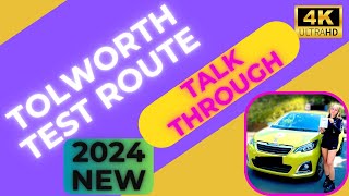 tolworth testroute  talk Through  2024  NEW [upl. by Acysej]