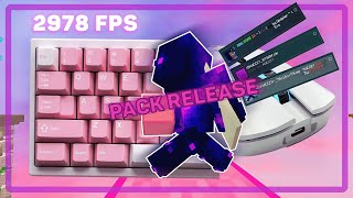 TEXTURE PACK RELEASE  Creamy Keyboard  Mouse ASMR Sounds  Hypixel BedWars [upl. by Grannias]