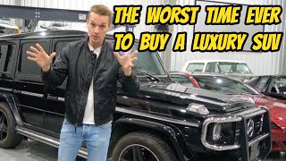 Luxury SUV prices are CRASHING at record levels amp now is the WORST time to buy unless you DO THIS [upl. by Sunderland]