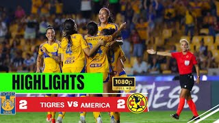 🔴America vs Tigres EN VIVO  FEMENIL Semifinal Vuelta EN DIRECTO  Partido Completo Hoy recreacion🎮 [upl. by Robson]