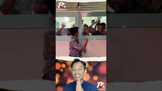 Kaca pintu pecah saat membuat vidio trend youtubeshorts reaction [upl. by Adrell806]