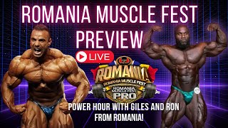 Romania Muscle Fest Preview LIVE Power Hour 30 [upl. by Otto970]