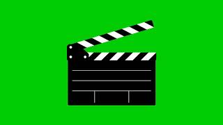 Clapperboard Green Screen Effect  Chroma Key  Kinemaster [upl. by Ainaj]