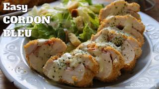 The Easiest Chicken Cordon Bleu You Will Ever Make  Christmas Style [upl. by Bissell]