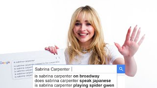 Sabrina Carpenter Answers the Webs Most Searched Questions  WIRED [upl. by Japeth]