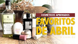 Cosméticos Favoritos de Abril  Skincare maquiagem cabelo e perfume [upl. by Ainesell]