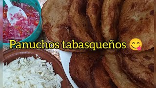 Panuchos tabasqueños 😋 [upl. by Airdnahs]