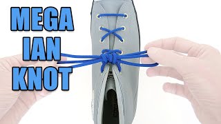 Mega Ian Shoelace Knot – Professor Shoelace [upl. by Alekat]