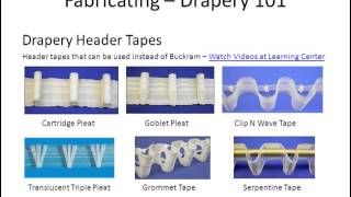 Drapery 101  How to Fabricate Drapery Panels [upl. by Lledner]