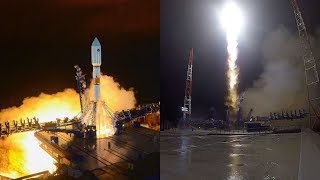 Soyuz21b launches GLONASSM satellite [upl. by Celle]