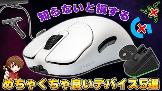 【自慢できる】もっと売れるべきめちゃくちゃ良いゲーミングデバイス5選 [upl. by Eisdnil]