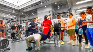 Elite Lifter Disguised As A Nerd Surprises Whole Gym 👀 [upl. by Gisser]