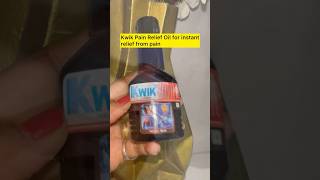 Quick relief naturally—Kwik Pain Relief Oil has your bag KwikPainRelief jointpain shorts [upl. by Yelats]