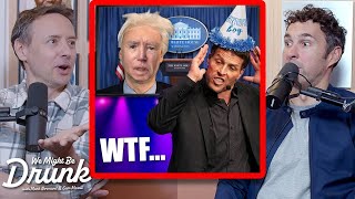 Kyle Dunnigan Talks Bombing As Joe Biden at Tony Robbins Party  We Might Be Drunk [upl. by Enelad]