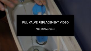 Fill Valve Replacement Video [upl. by Bradshaw]