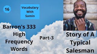 Learn English Vocabulary Story of A Typical Salesman vocabularywithsamin [upl. by Anavi]