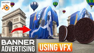 How To Create Blender OREO CGI Ads Using VFX in Blender  Blender VFX Tutorial [upl. by Ansell]