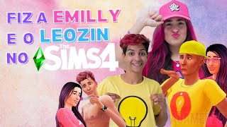 Criando a EMILLY VICK e o LEOZIN Dos Rosa no The Sims 4 [upl. by Hatnamas]