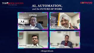 Episode  01 BrightMinds series In partnership with TOI  AI Automation and the Future of Work [upl. by Lig398]