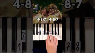 Up Married Life Piano Tutorial shorts [upl. by Concha813]