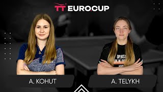 1005 Alina Kohut  Anastasiia Telykh 21112024 TT EuroCup Women Ukraine Star TABLE 3 [upl. by Audrye]