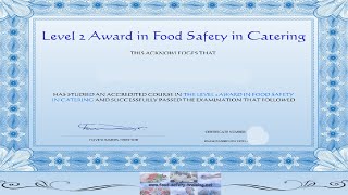 Food Hygiene Certificate [upl. by Maryann]