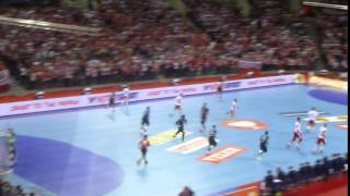 ehf euro 2016 France vs Poland first goal in game by Bielecki  DynekTV [upl. by Dillie]