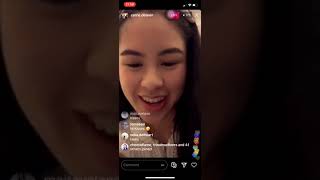 Kisses Delavin at IG live on her 21st birthday [upl. by Asemaj]