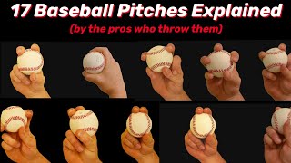 17 Baseball Pitches Explained Copy These 4 Pro’s PITCHING GRIPS and Dominate Today ⚾️ [upl. by Zetrom]