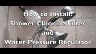 How to install a shower filter with BONUS [upl. by Clement]