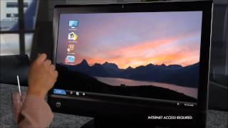 Experience the HP TouchSmart 9300 Elite Business AllinOne PCwmv [upl. by Ym]