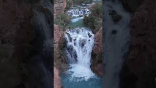 Hiking to Havasu Falls in LESS than a minute 🌊 [upl. by Naloc]