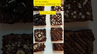 Place your order💌💌🧾 Brownie recipe in Tamil chocolate cake brownie recipe order shorts [upl. by Broeker568]