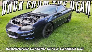 IT SOUNDS NASTY Abandoned 1998 Camaro Gets A Cammed 60 LS And Comes BACK FROM THE DEAD [upl. by Nyvlem515]