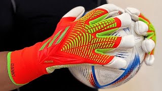 Adidas quotAaron Ramsdalequot PREDATOR EDGE GL PRO HYBRID PROMO THE GAME DATA Goalkeeper Gloves [upl. by Rimahs971]